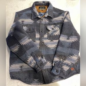 Jachs New York Wool Blend Aztec Shirt Jacket